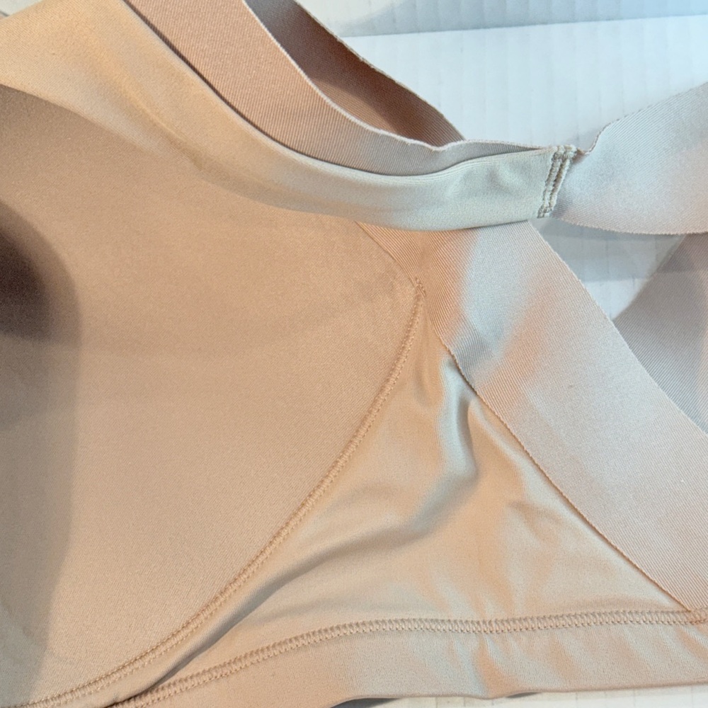 🆕 Warners No Side Effects Wireless Bra 2XL Tan~Smooth Support Seamless Comfort - Picture 7 of 16